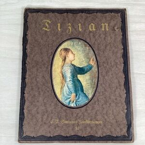 Antique 1920s E.A. Seemann TITIAN Art Portfolio 10 Quality Prints in German